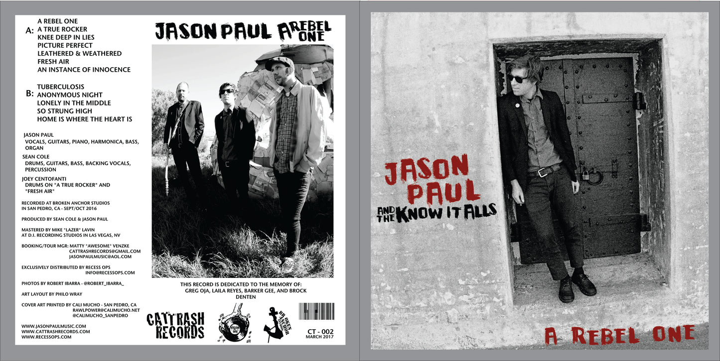 Jason Paul & The Know it Alls Rebel One